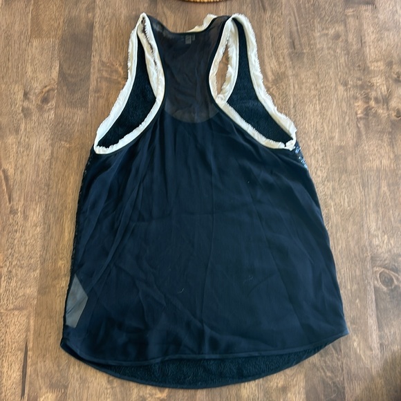Sequin and silk tank top - Picture 3 of 4